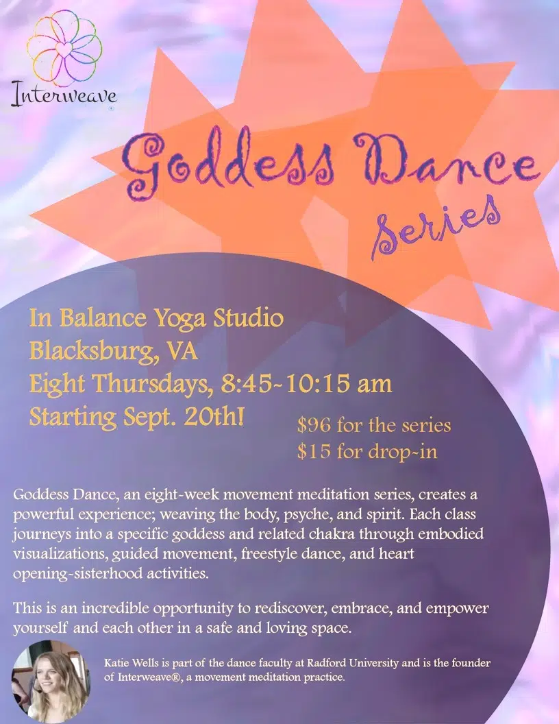 Goddess Dance Series – Blacksburg, VA